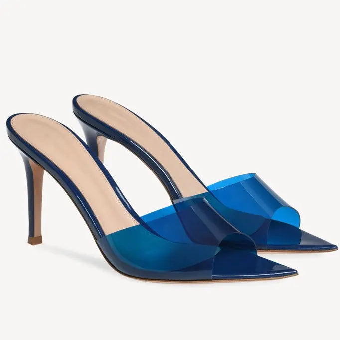 Transparent One-line Hgh Heels