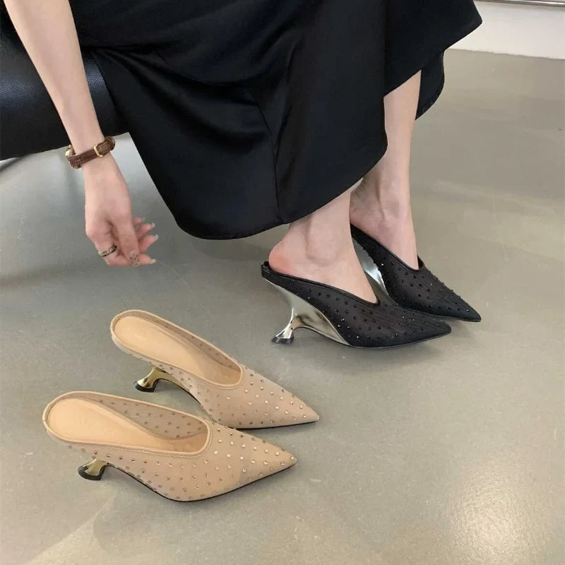 Niche Design Sense Temperament Pointed Shoes
