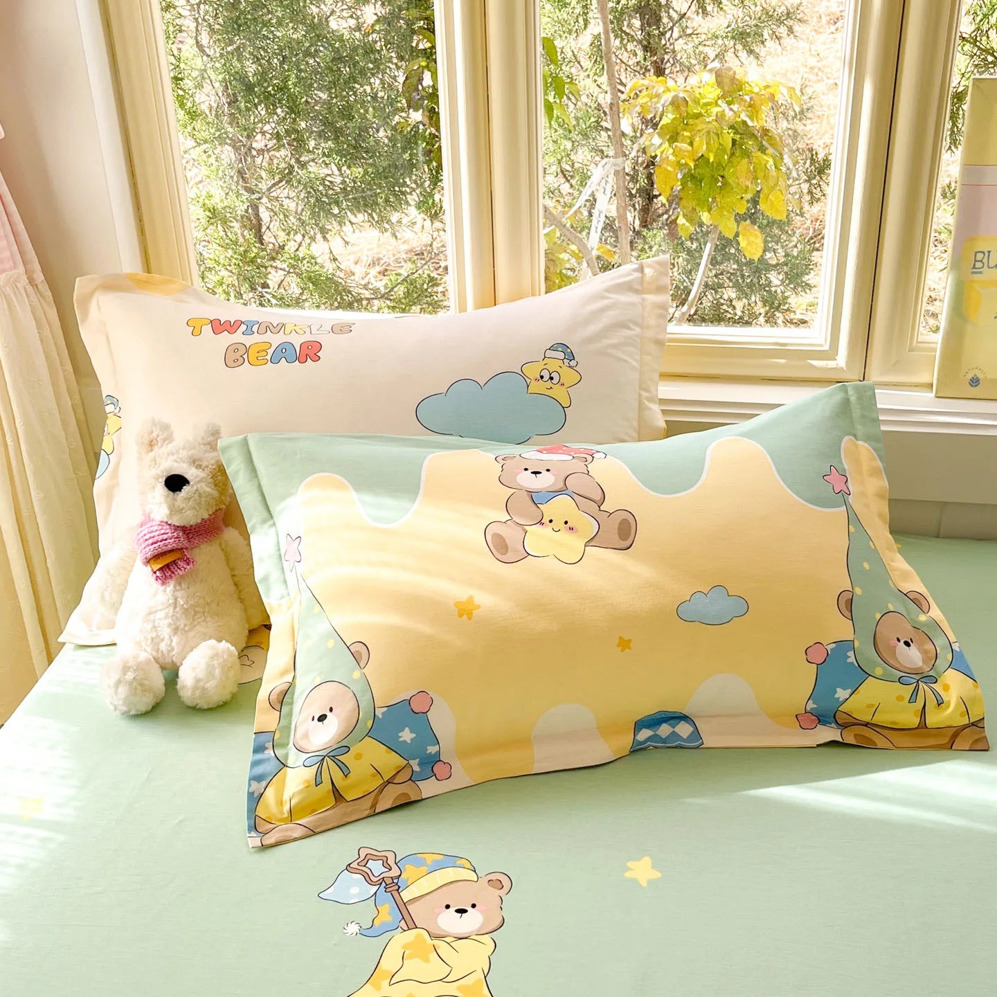 Cartoon Print 100% Cotton Bedding Sets