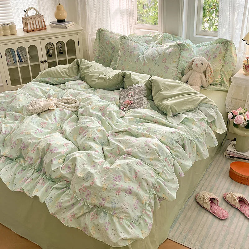 Princess Style French Printed Bedding Set