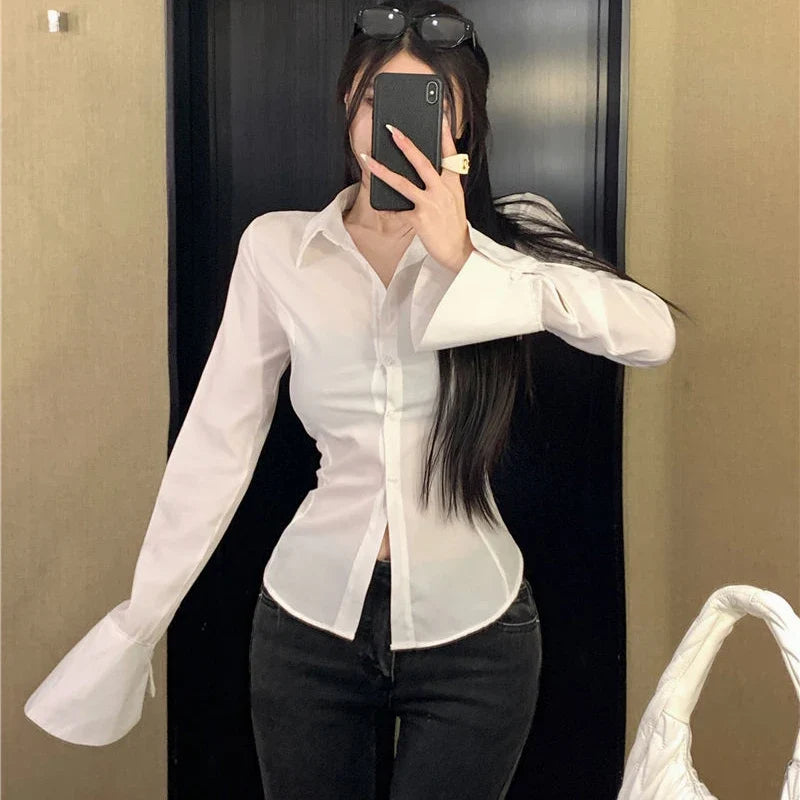 Brooke Bell Sleeves Bandage Shirt