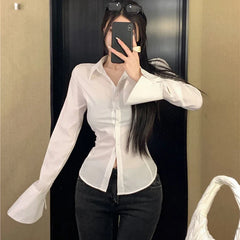 Brooke Bell Sleeves Bandage Shirt