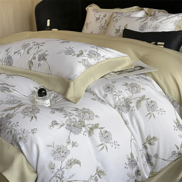 100% Cotton 300TC Summer 4 Piece Bedding Set