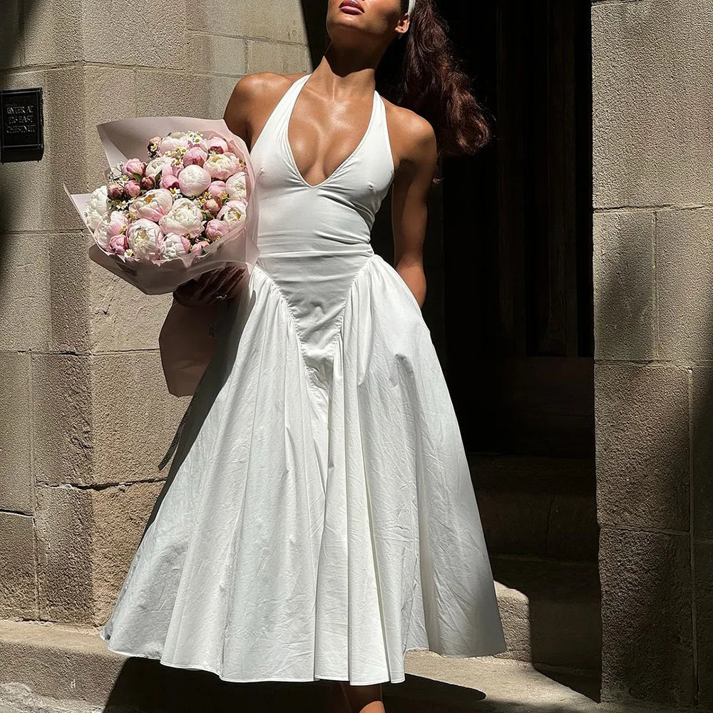 Dalier Halter Neck Dress