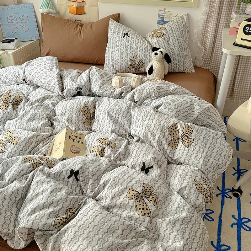 Korean Cute Girls Bedding Sets