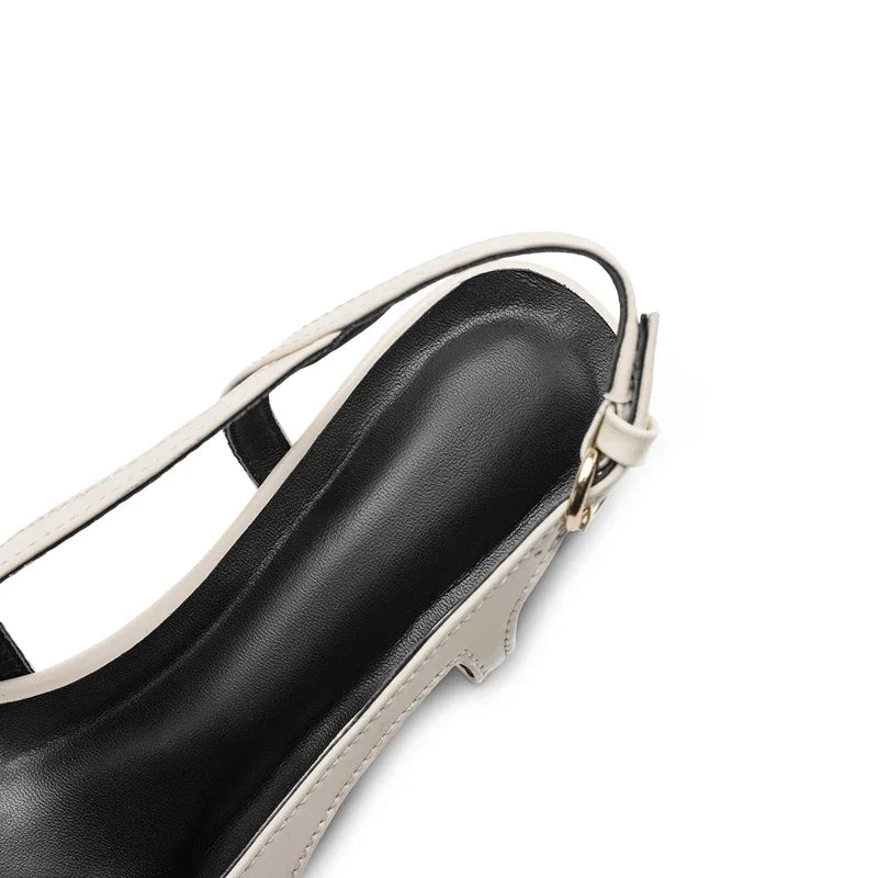 cowhide pointed high Heels