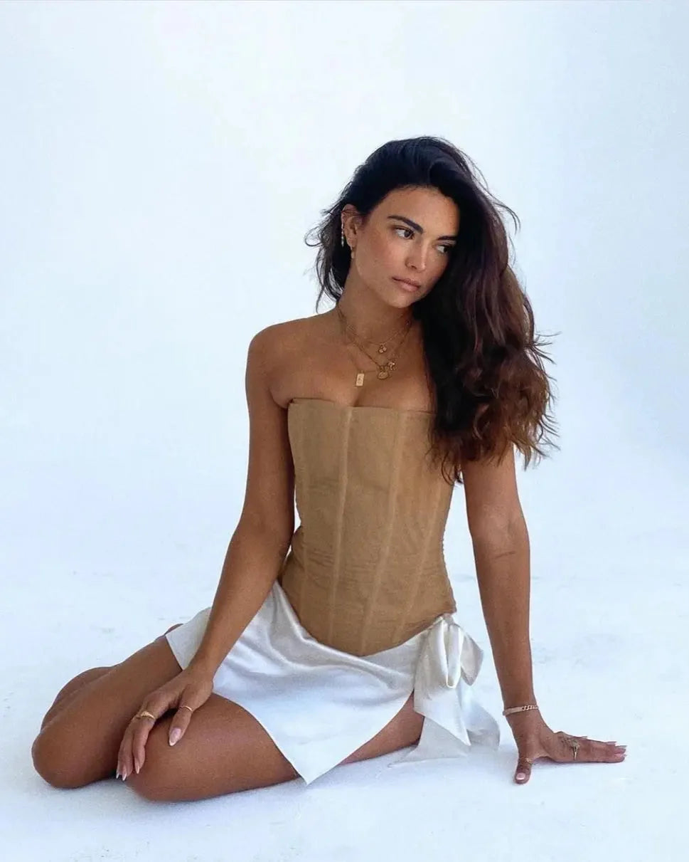 Dinah Mesh Corset Top