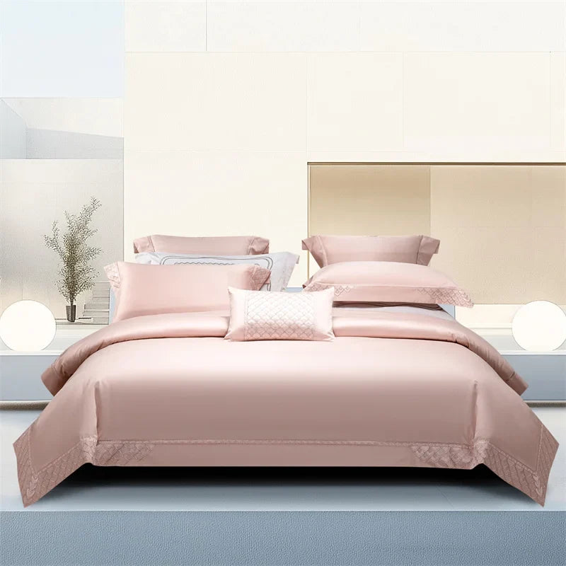 Luxury Embroidery Wide Edge Bedding Set