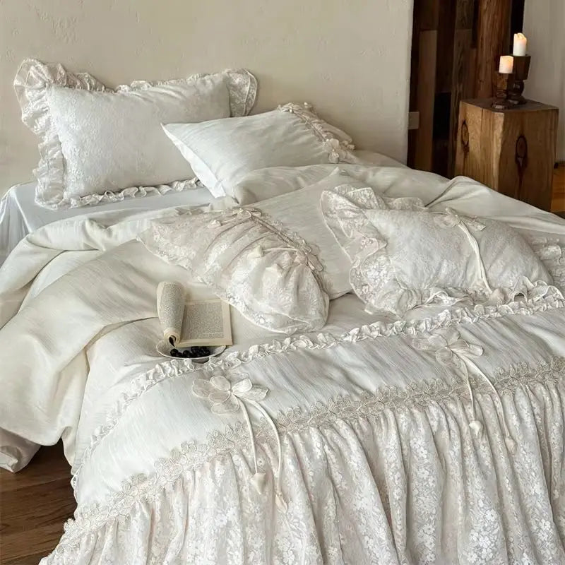 French Princess Lace Bedding Set