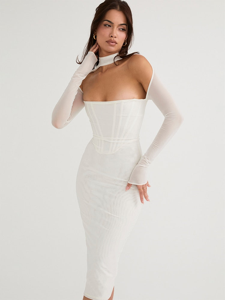 Laura Bodycon Midi Dress