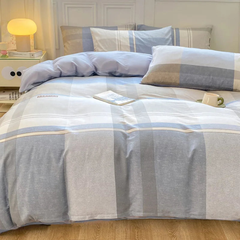 1PC Skin Friendly Duvet Cover Cartoon Printed Quilt Cover Single Bed and Double Bed Duvet Cover Soft Cptton Comforters Covers