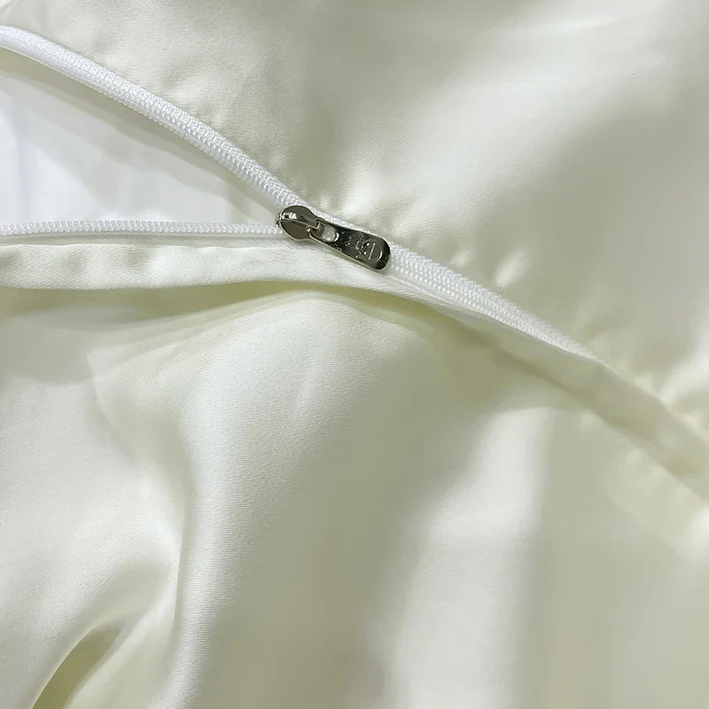 800TC Lyocell Soft Silky Cooling Summer Luxury Hollow Wide Edge Bedding Set