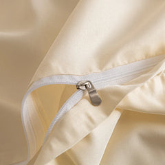 European Luxury Jacquard Ice Silk Duvet Cover Set Fashion Bow Pattern Queen King Bedding Set