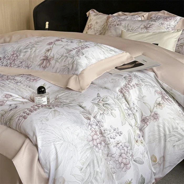 100% Cotton 300TC Summer 4 Piece Bedding Set