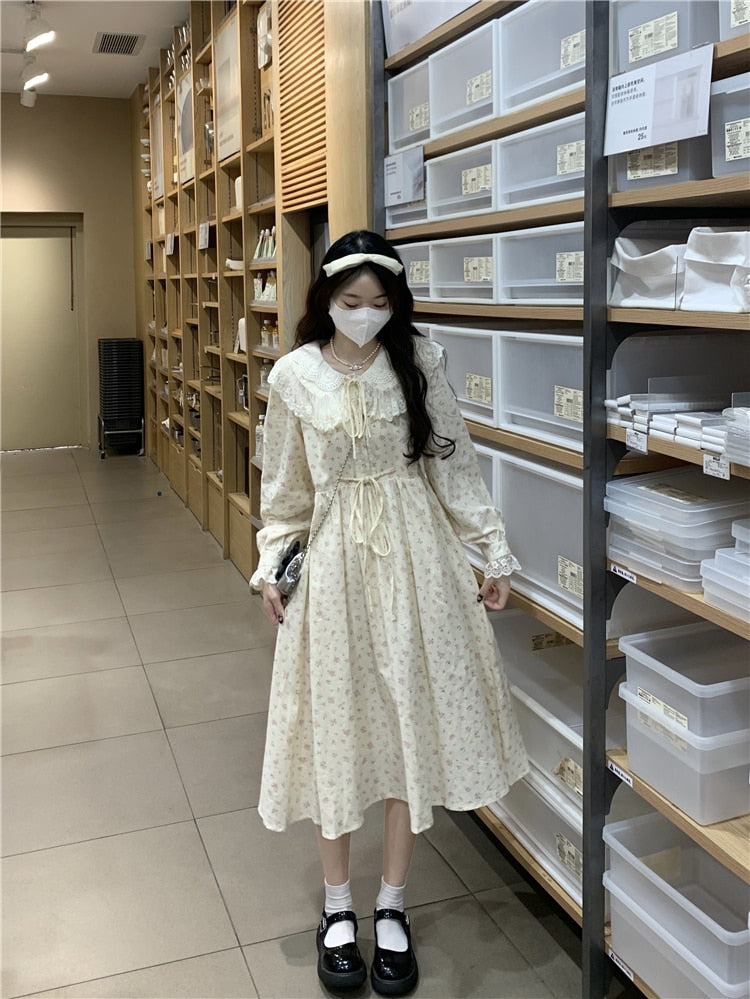 Evangeline Autumn Cottagecore Dress