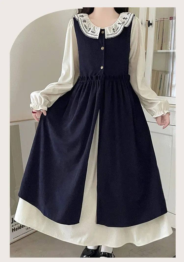 Broom Swamp 2-Piece Cottagecore Dress