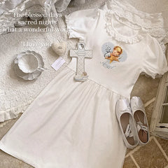 Blessed Babydoll Angelcore Dress