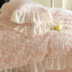 Princess Style Velvet Warm Winter Bedding Set