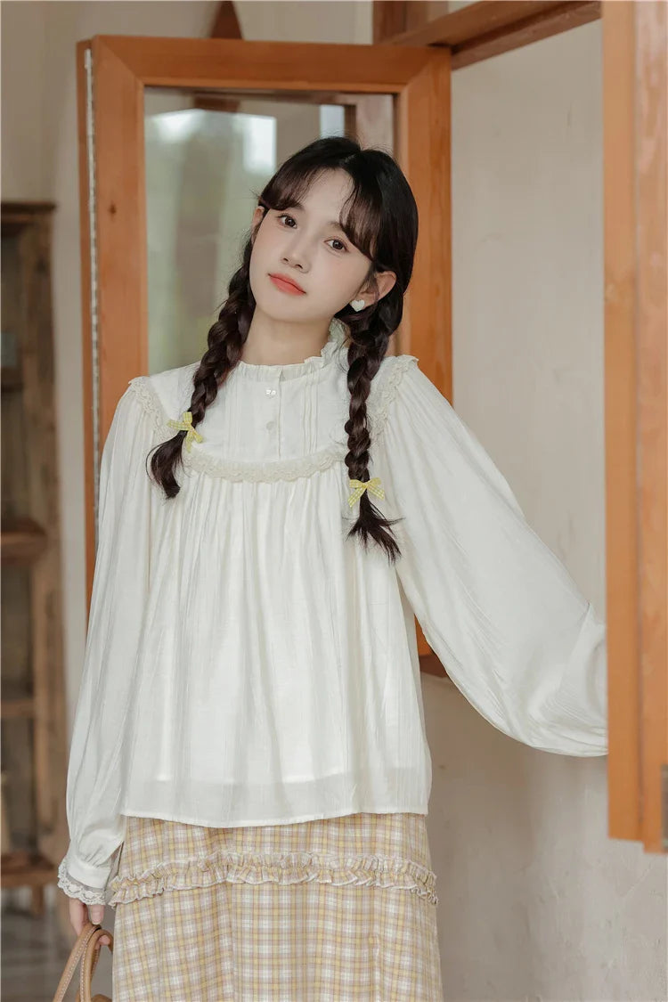 Cozy Morning Cottagecore Blouse