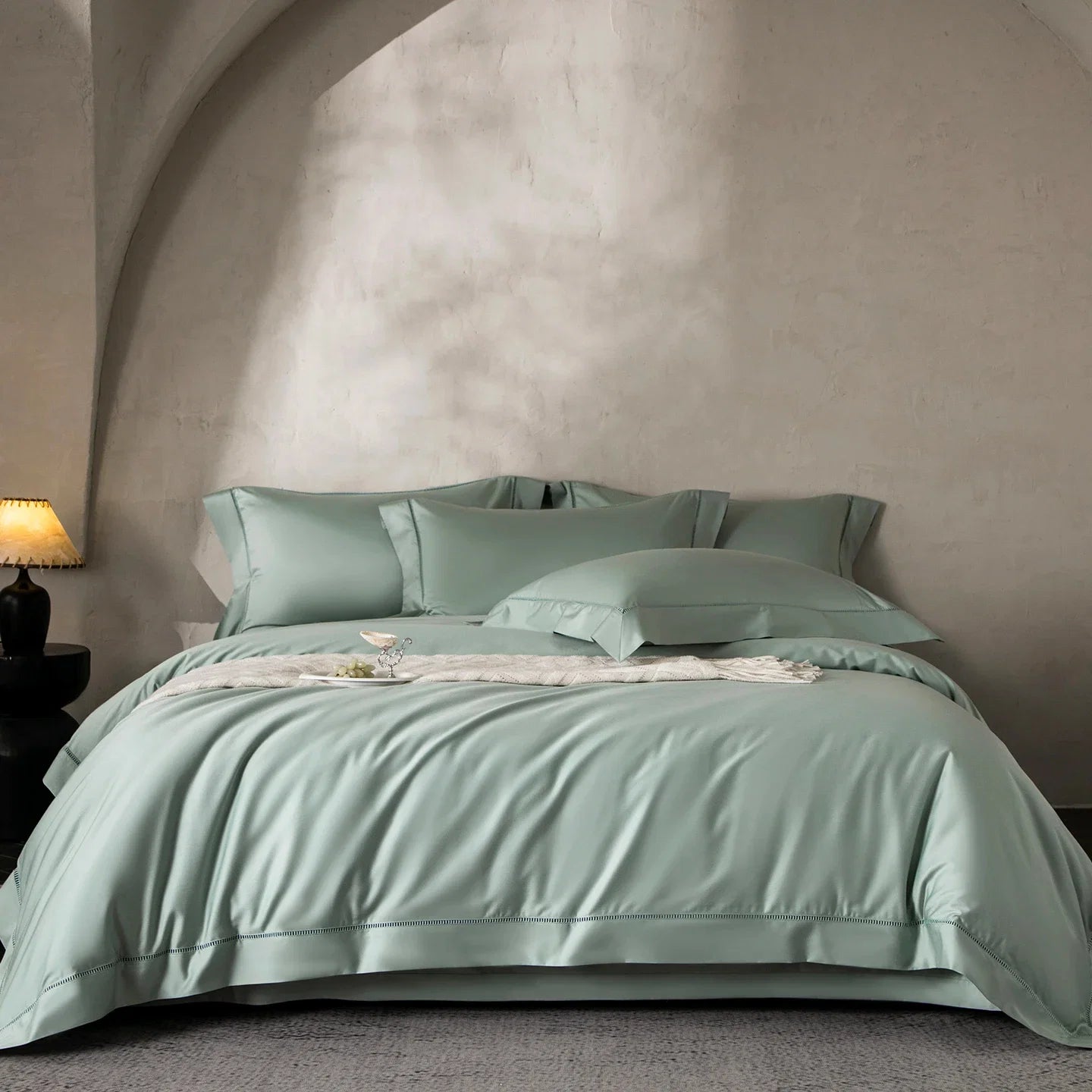 Luxury Solid Color Hotel Style Premium 1000TC Egyptian Cotton Bedding Set