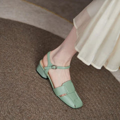 sheepskin middle Heel