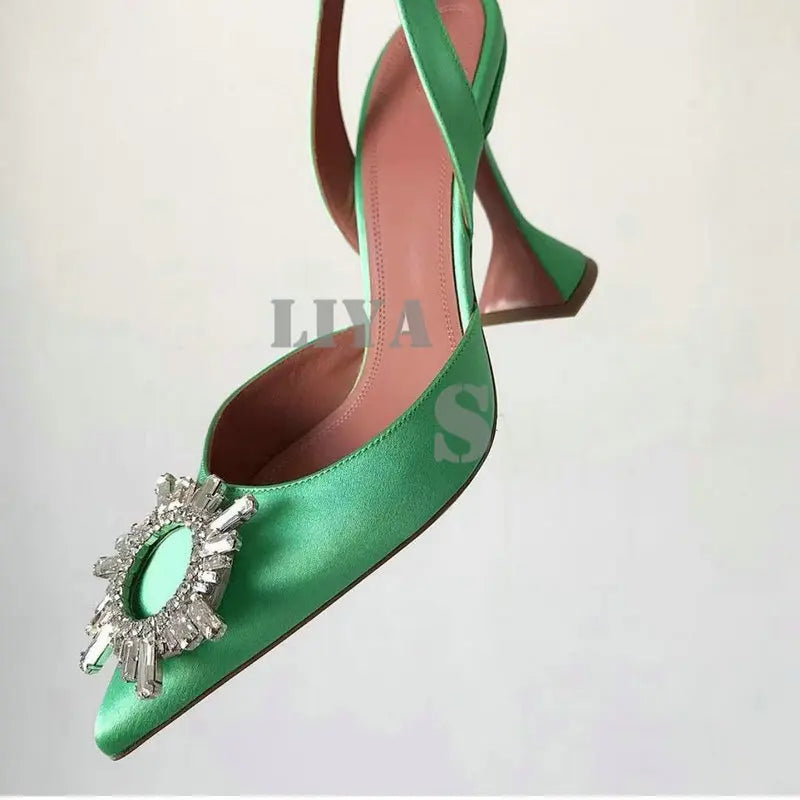 brand Rhinestones Bowknot Women Pumps