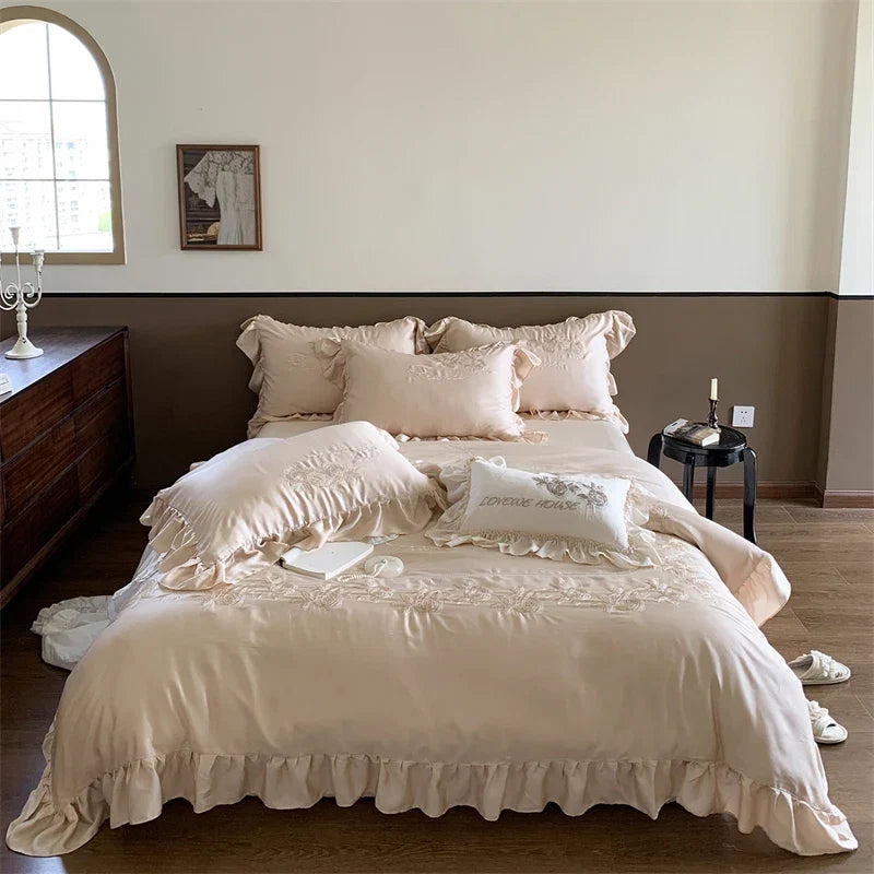Luxury 600TC Lyocell Soft Silky Cooling Bedding Set