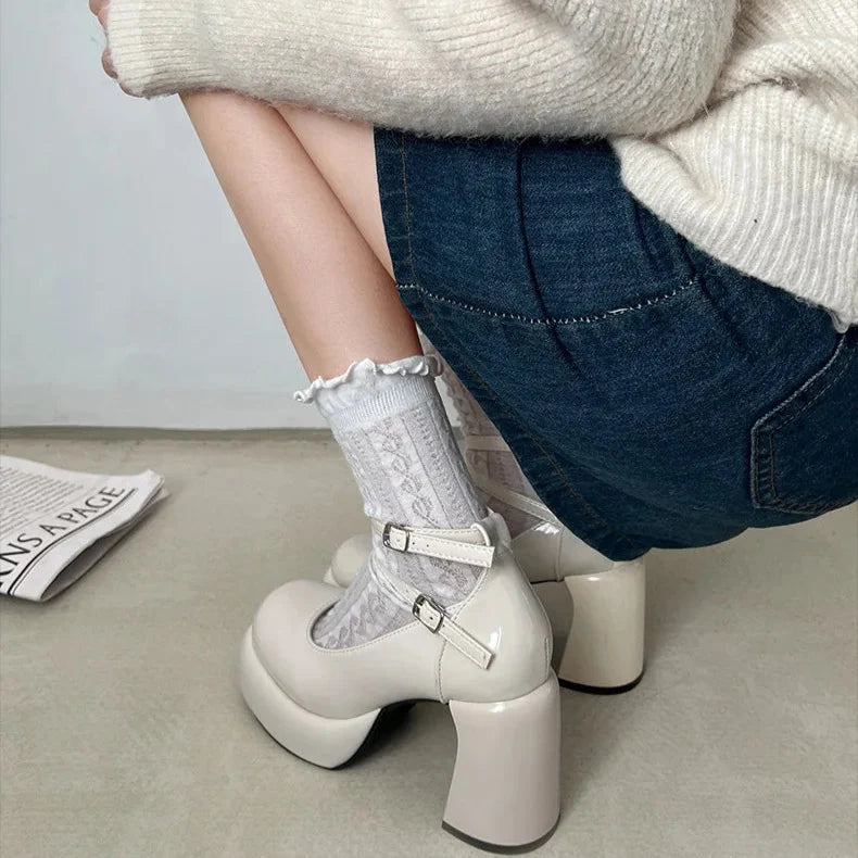 'I Am High' Chunky Pumps