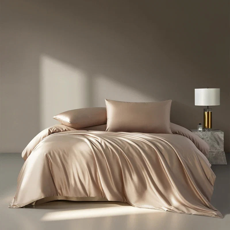 Hotel Style Solid Color Luxury 1000TC Egyptian Cotton Soft Bedding Set