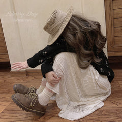 Cottagecore Vintage Fairy Lace Skirt