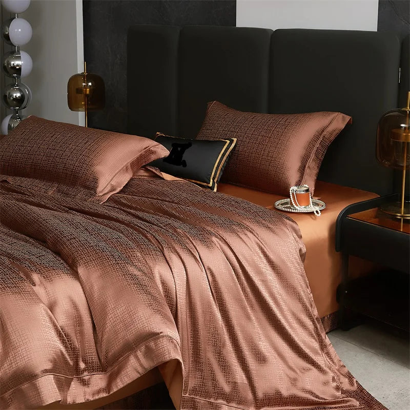 Luxury 100S Egyptian Cotton Jacquard Bedding Set
