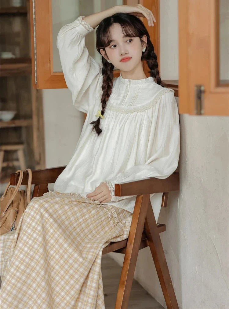 Cozy Morning Cottagecore Blouse