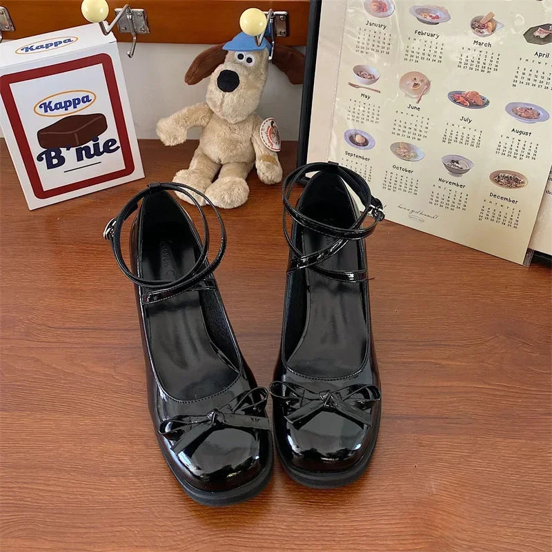 Quade Bowknot Mary Jane Pumps
