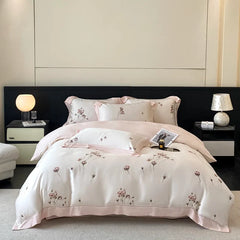 100% Lyocell Eucalyptus Fiber Soft Silky Cooling Bedding Set