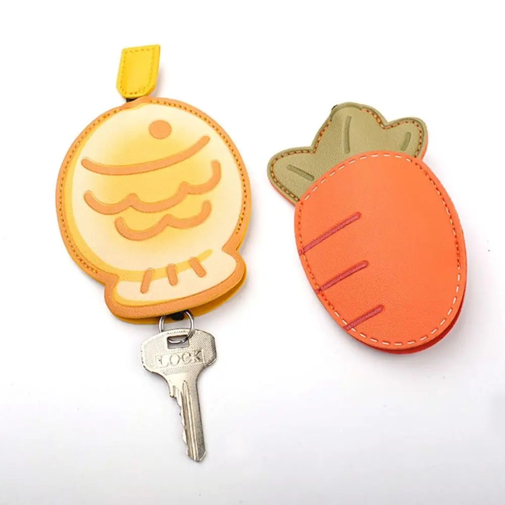 Cartoon Leather Universal Pull-Out Key Case