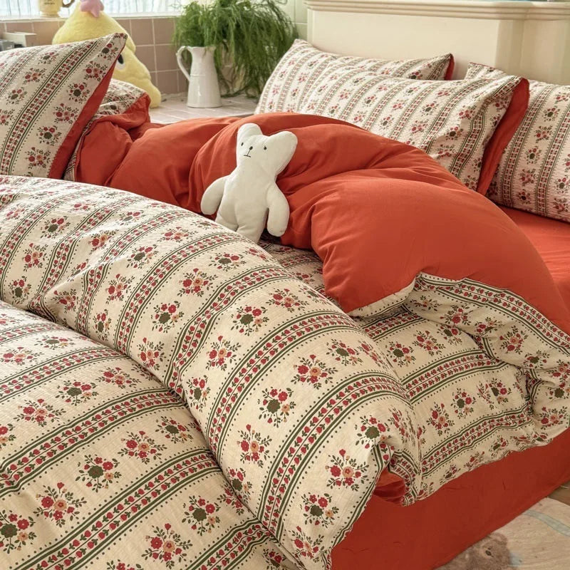 All Season Floral Printed Bedding Set