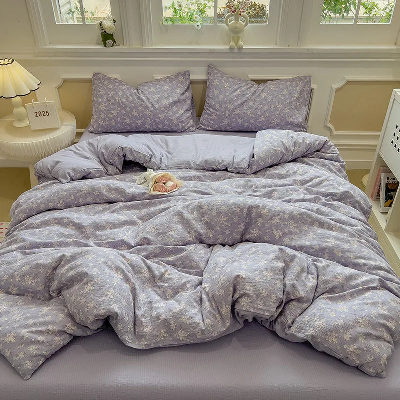 Korean Double Layer Gauze Bedding Set