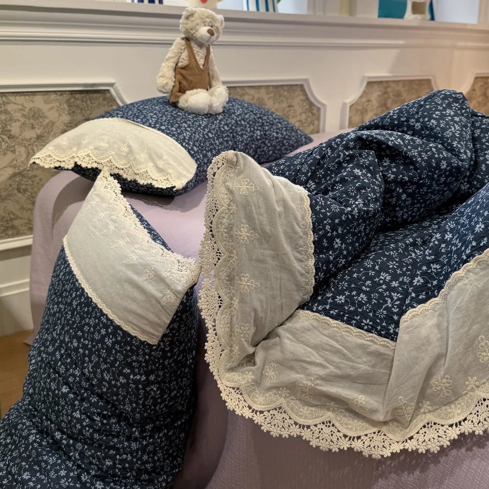 French Style Full Cotton Four Piece Bedding Set