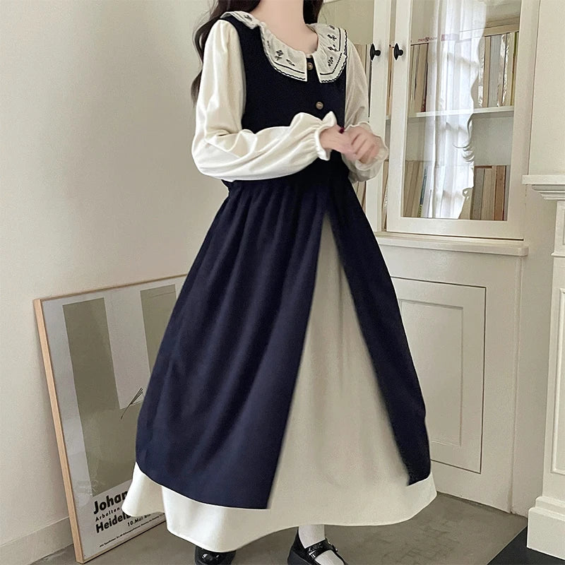 Broom Swamp 2-Piece Cottagecore Dress