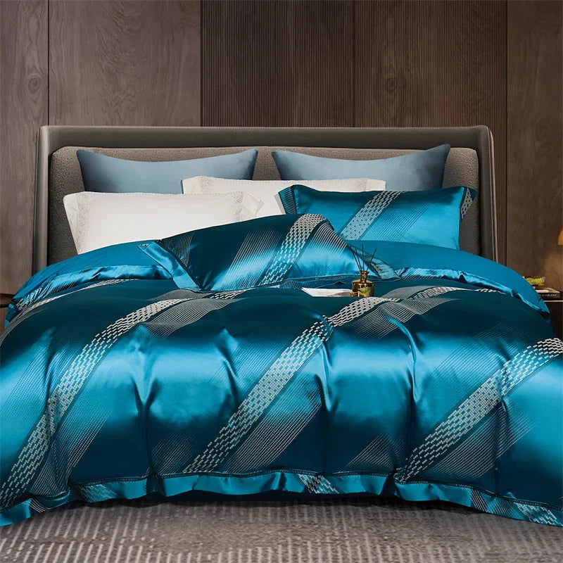 Modern Luxury Villa Egyptian Cotton Bedding Set