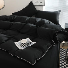 Korean Black Bedding Sets