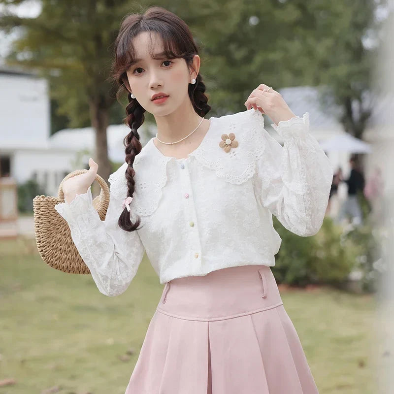 Kawaii Cottagecore Long Sleeve Shirt