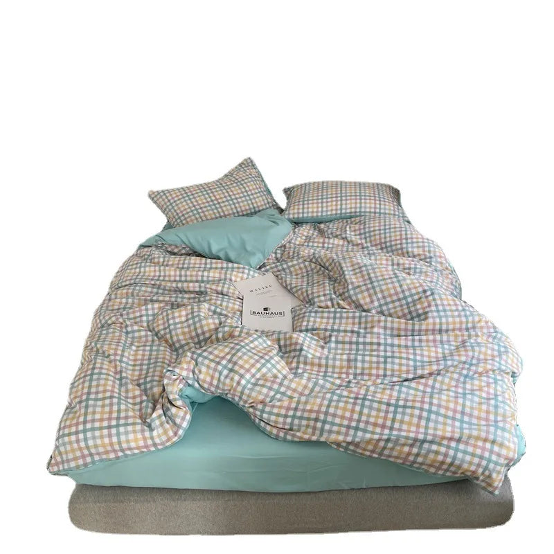 Japanese Plaid Bedding Sets
