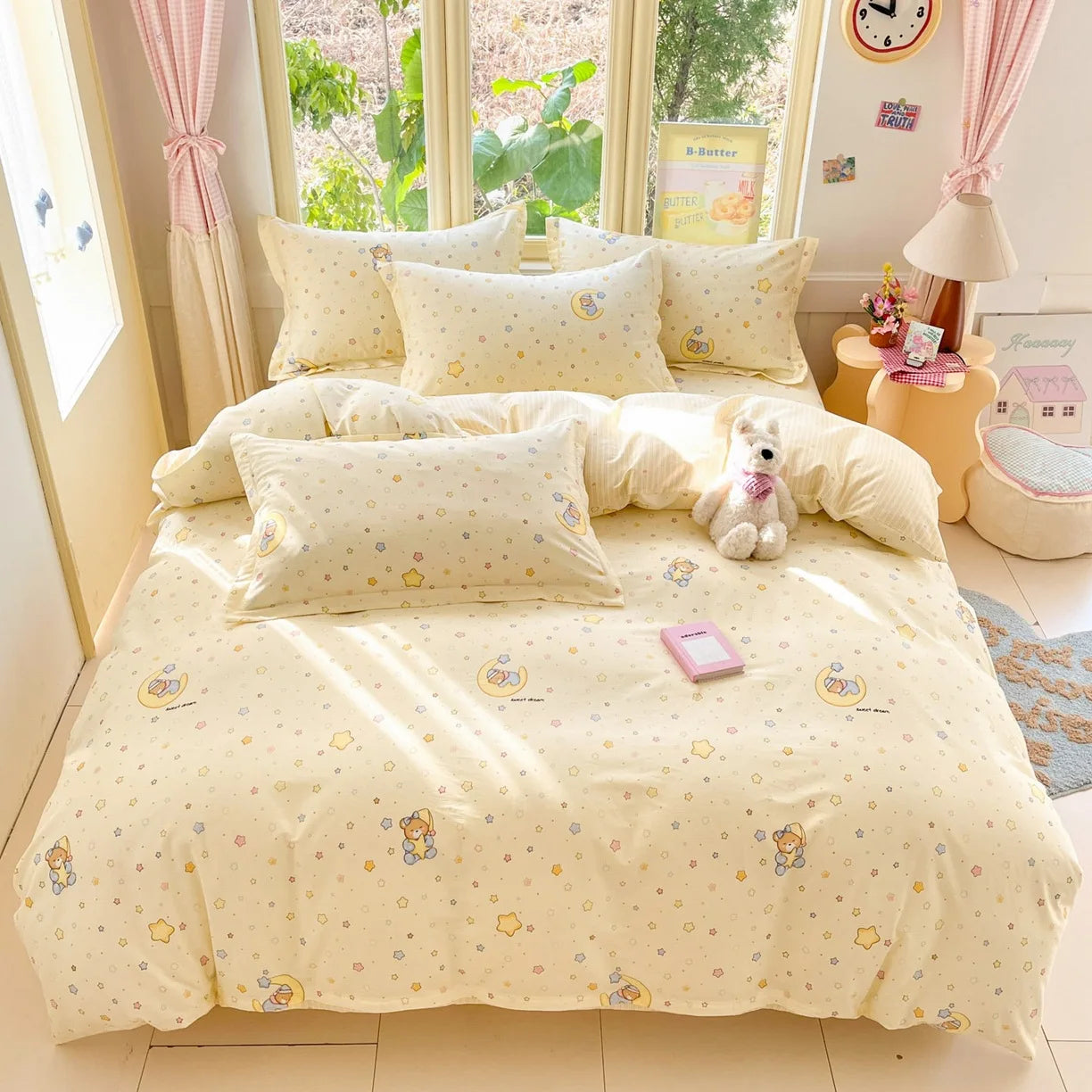 Cartoon Print 100% Cotton Bedding Sets