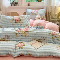 Winter ThickWarm 4pcs Bedding Set