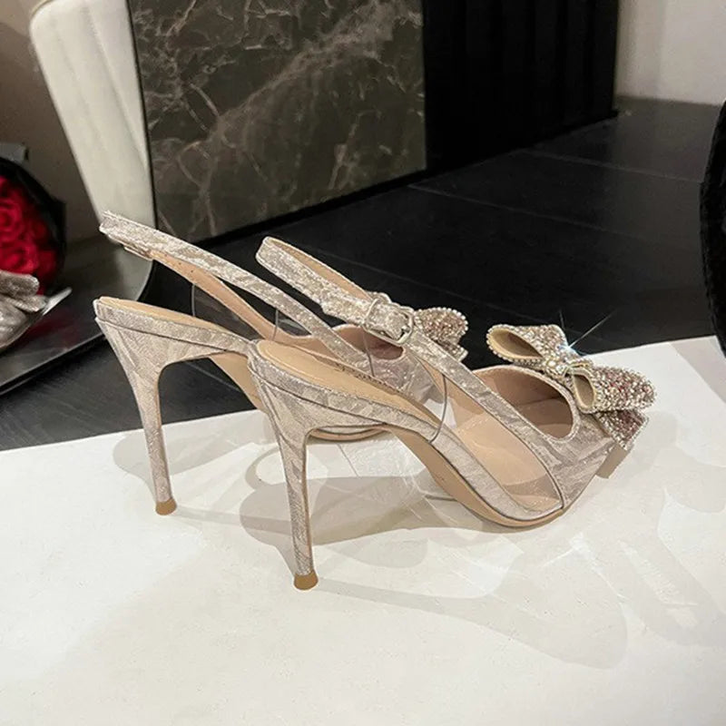 Pinky Pointy Bridal Shoes