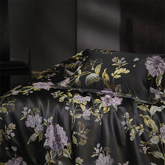 Luxury Brocade Jacquard Satin Egyptian Cotton Bedding Set