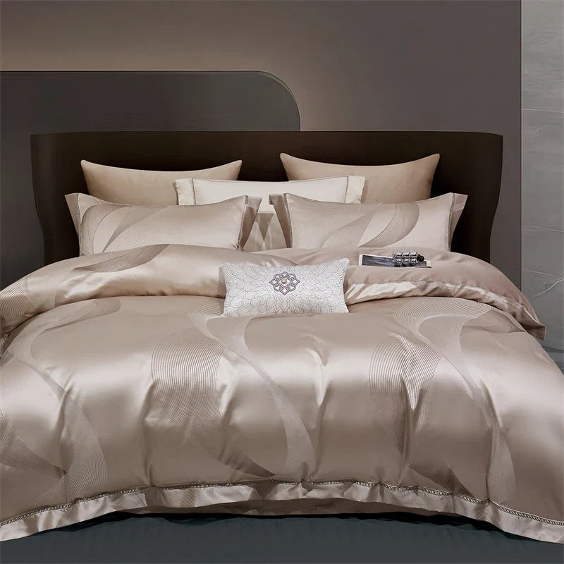 Modern Luxury Villa Egyptian Cotton Bedding Set