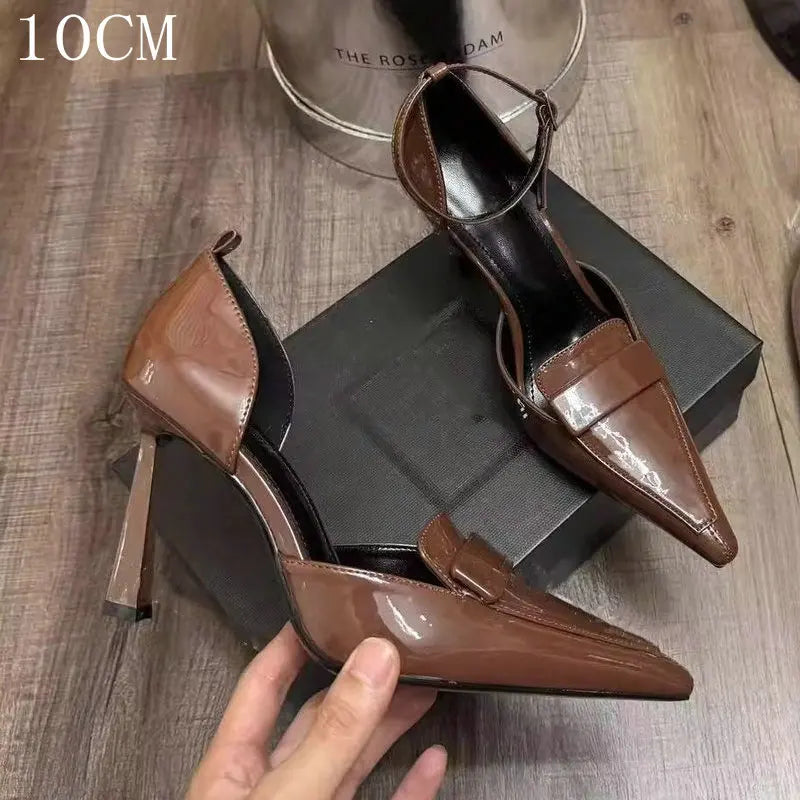 Fmaous Quality Leather Belt Buckle Heels