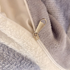 Winter Thicken Warm Short Plush Duvet Cover King Double Queen Size Double-side Coral Fleece Quilt Cover Not Including Pillowcase